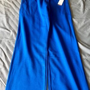 Women's Wide Leg Pants in Blue